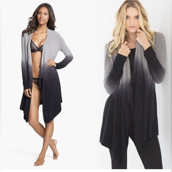 Barefoot Dreams Women's Bamboo Chic Lite Calypso Cardigan-Ombre - Picture 2 of 5